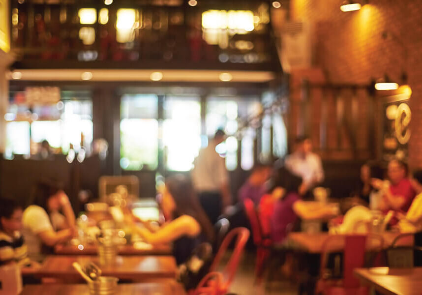 picture of diners in a restaurant